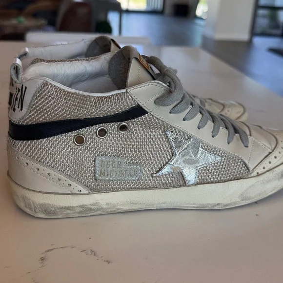 Golden Goose Mid Star Sneakers Womens Size 10/40 - Picture 11 of 17